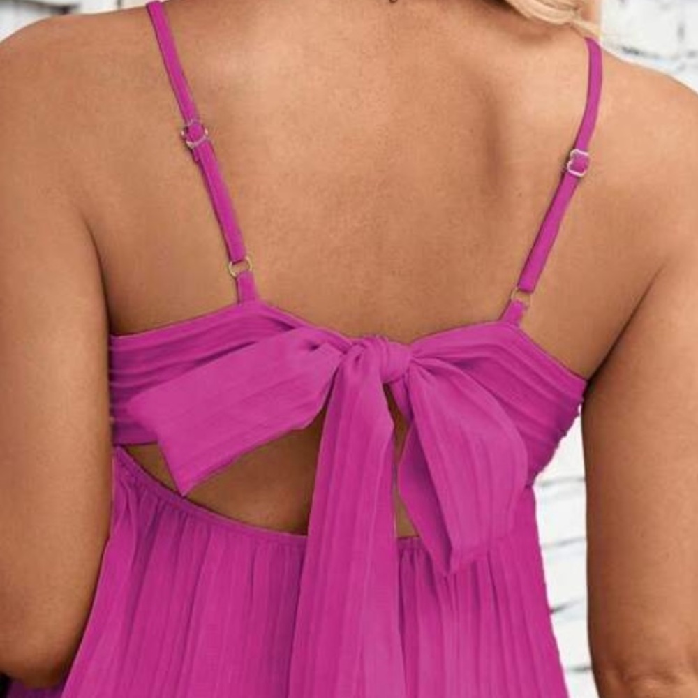 Hot Pink Short Set - Picture 3 of 4